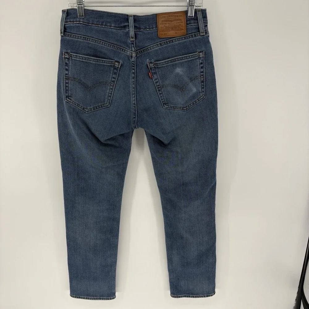 Levis‎ 511 Slim Fit Jeans Mens 31x30 Blue Premium Therma Lined Stretch Denim
